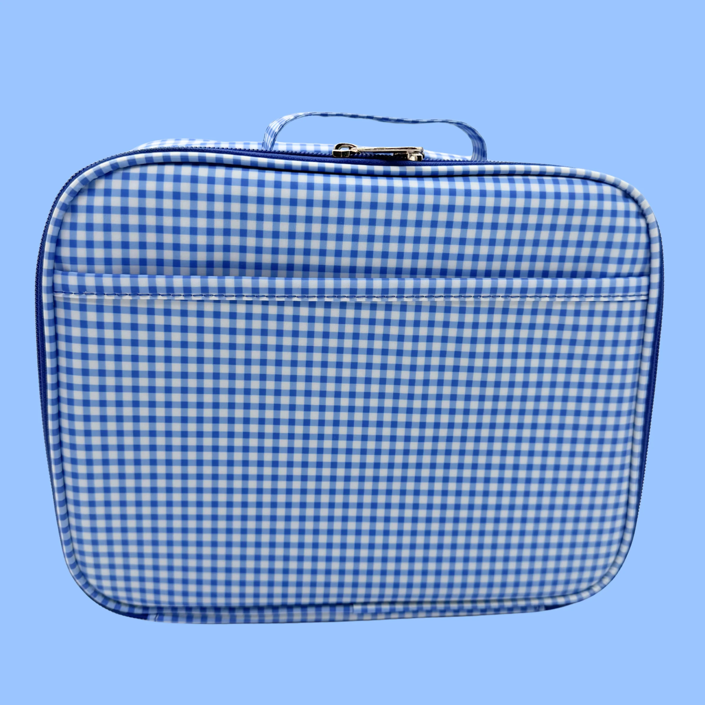 Blue Gingham Lunchbox | Poppy Kids Co
