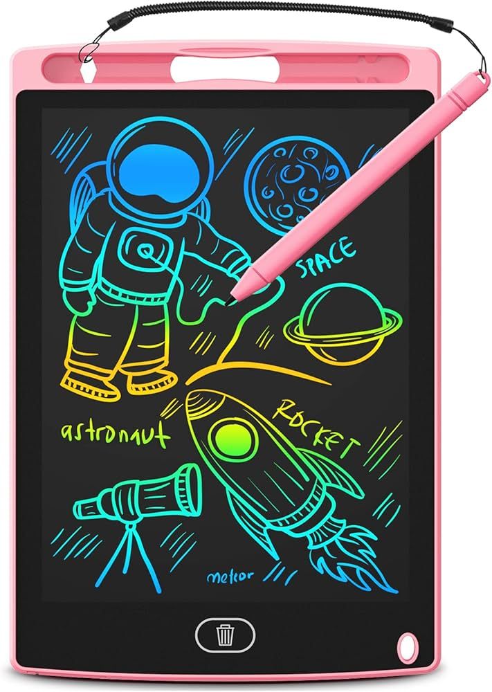 Colorful 8.5 Inch LCD Writing Tablet for Kids, Electronic Sketch Drawing Pad Doodle Board, Toddle... | Amazon (US)