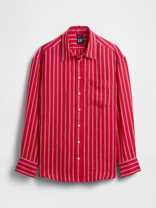100% Linen Oversized Shirt | Gap (US)