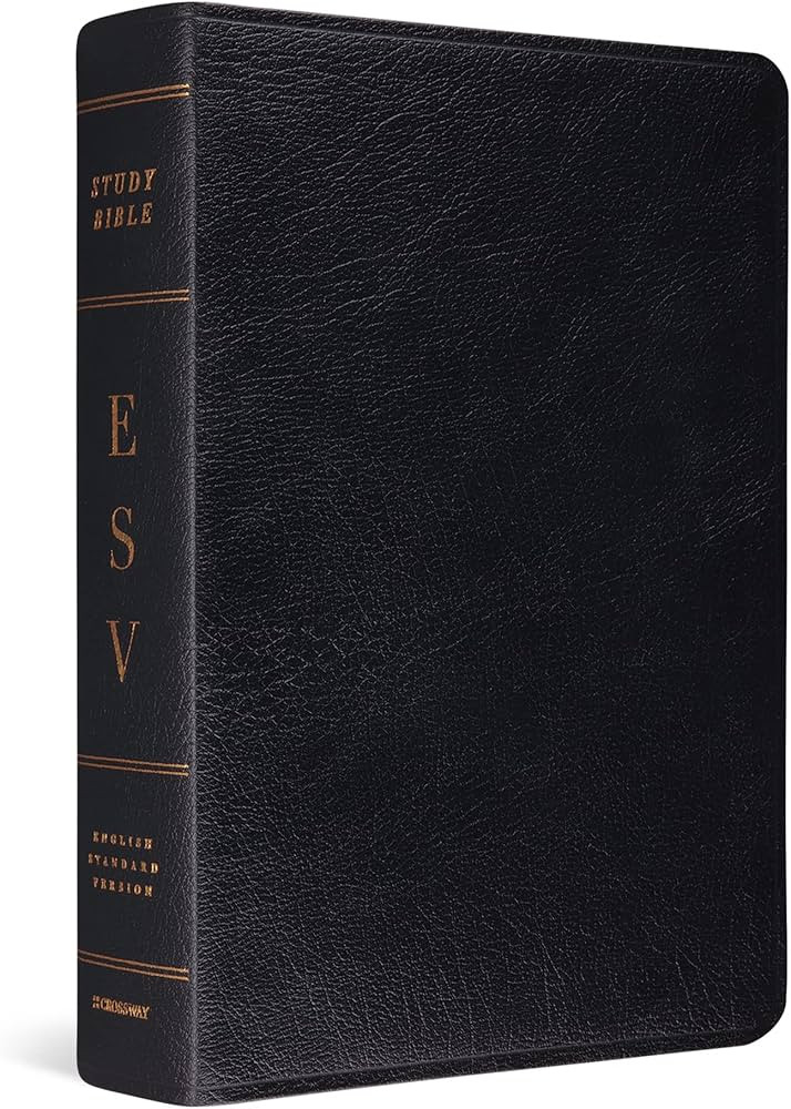 ESV Study Bible (Genuine Leather, Black): Holy Bible, English Standard Version | Amazon (US)