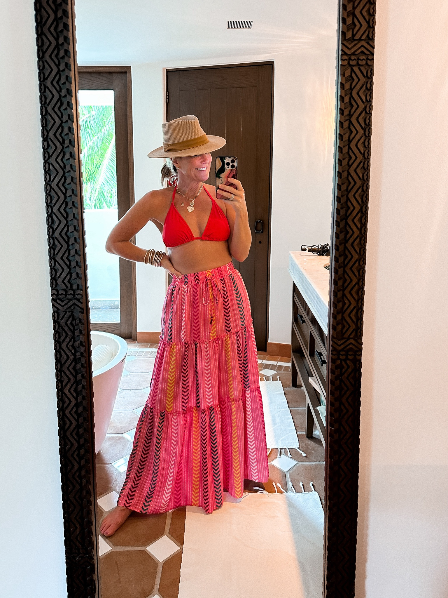 Adore this maxi skirt! So cute with a tank or as a coverup with a swimsuit  

#LTKOver40 #LTKFindsUnder50