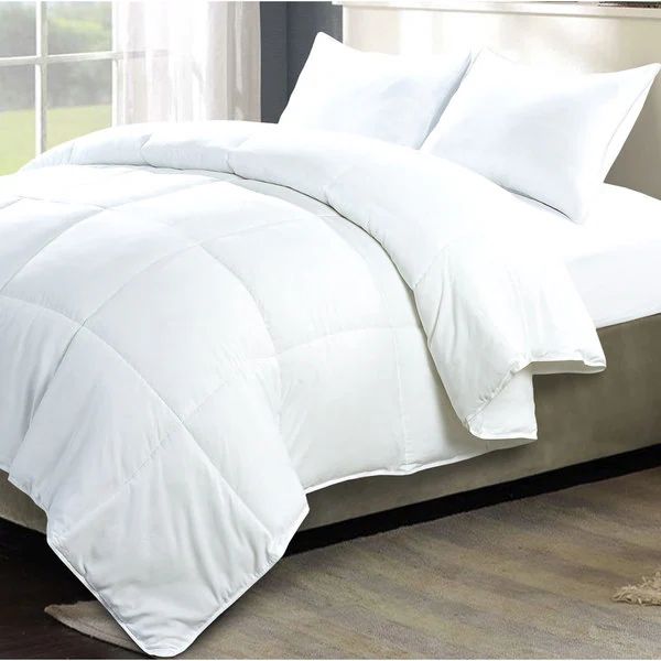 Copper Grove Gyumri Down Alternative 3-piece White Comforter Set | Bed Bath & Beyond