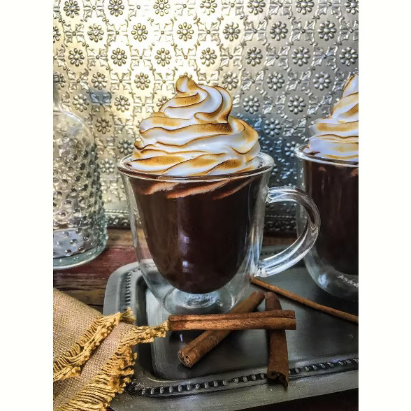 JoyJolt Savor Double Wall Insulated Glasses Mugs - Set of 4 Espresso Mugs - 5.4 Ounces | Target