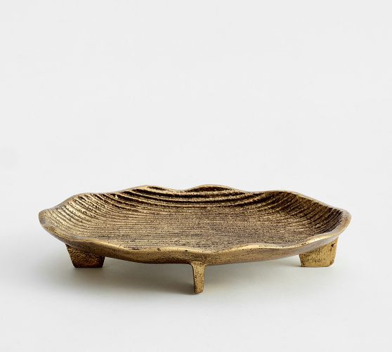 Textured Rustic Footed Bowl | Pottery Barn (US)