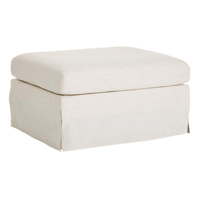 Annalise Ottoman, Alabaster | At Home