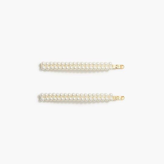 Pearl hair pins set | J.Crew Factory