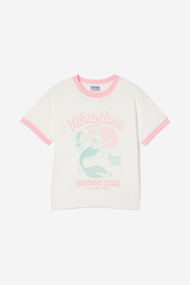 The Little Mermaid Drop Shoulder Short Sleeve Tee | Cotton On (US)