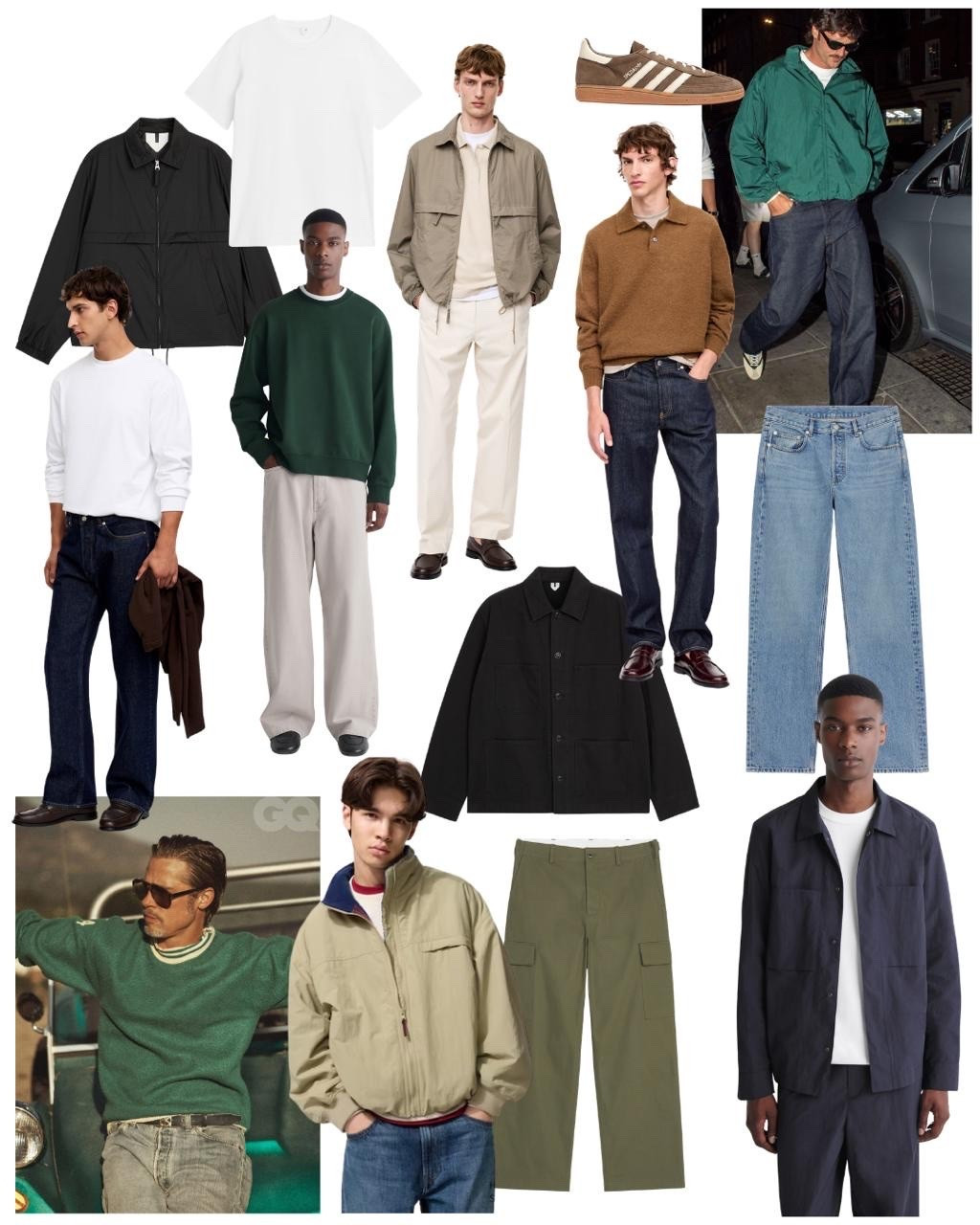 Menswear edit

mens streetwear, mens minimalist style, harrington jacket, coach jacket, workwear chore jacket, black chore coat, oversized crewneck sweatshirt, green sweatshirt, wide leg denim, straight leg jeans, vintage wash denim, cargo trousers, khaki trousers, quarter zip jacket, track jacket, adidas samba, retro sneakers, camel sweater, crew neck sweater, navy overshirt, mens casualwear, mens capsule wardrobe, elevated basics, neutral color palette, autumn menswear, transitional dressing, mens ootd

#LTKworkwear #LTKstyletip #LTKmens