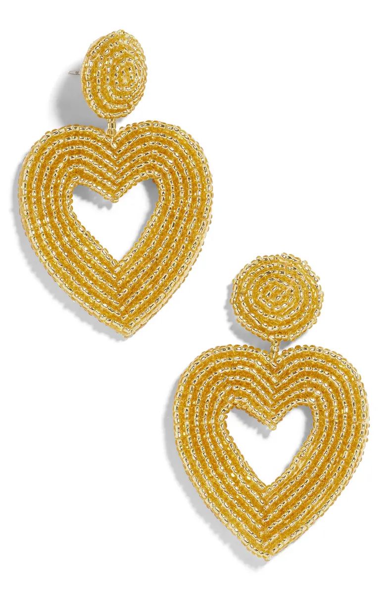 Vionnet Beaded Heart Drop Earrings | Nordstrom