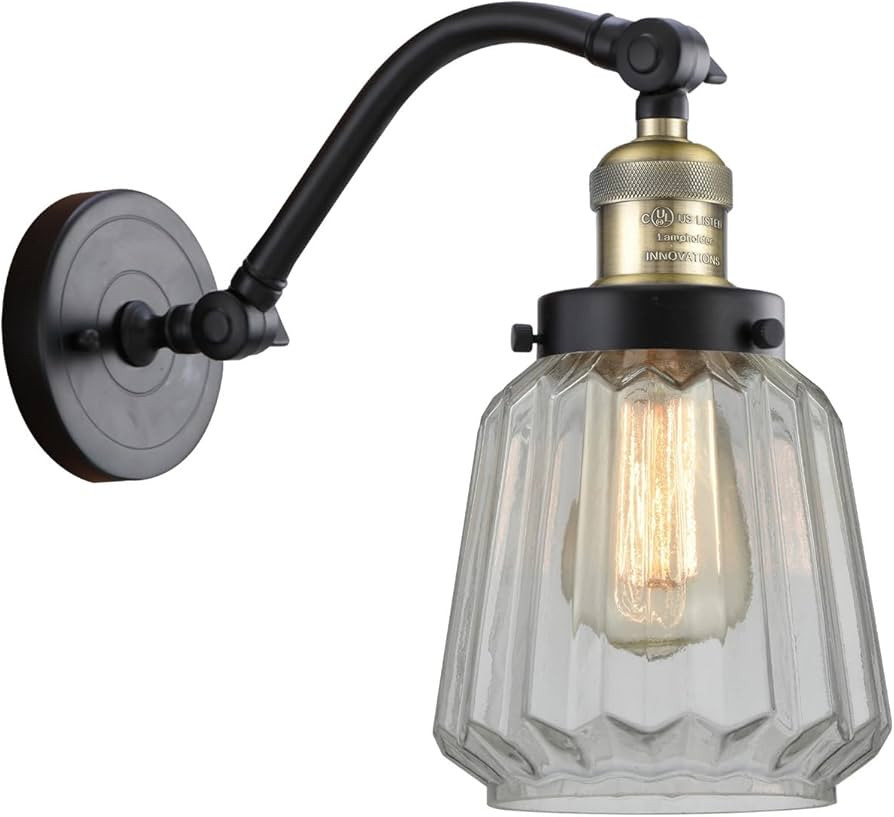 515-1W-BAB-G142-LED Bare Bulb 1 Light Cord Set, Black Antique Brass | Amazon (US)