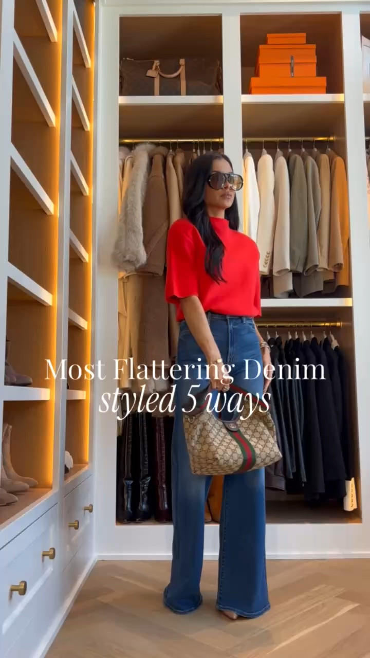 The most flattering denim styled 5 ways and it truly does it all. The Mother The Lasso Heel high waist wide leg jeans create the most elongating, cinched silhouette with that perfect structured drape that instantly elevates any outfit. Styled with a mix of Zara, Amazon finds, and a few designer investment pieces for versatile, polished looks you can wear from day to night all season long.

Mother The Lasso Heel High Waist Wide Leg jeans wearing a 24, runs TTS.

miamiamine mother the lasso heel wide leg jeans flattering high waist denim chic spring outfits zara styling amazon fashion finds designer investment pieces elevated everyday style polished casual wardrobe staples modern feminine fashion timeless denim looks

#LTKOver40 #LTKWorkwear #LTKPetite