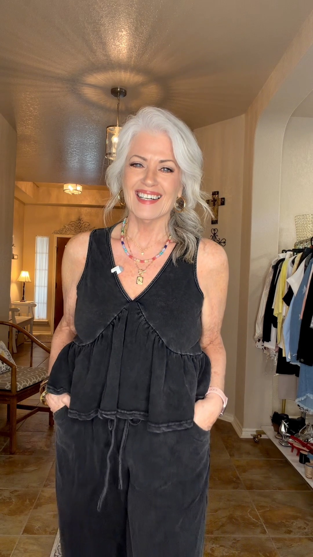 Who doesn’t love a Set!  This one is so comfortable and the style says , “Cool mom”! Breathable medium weight fabric that could be worn all year. Great transition pieces!  Bump friendly and would be great for travel.

#LTKmomlife #LTKTravel #LTKBump