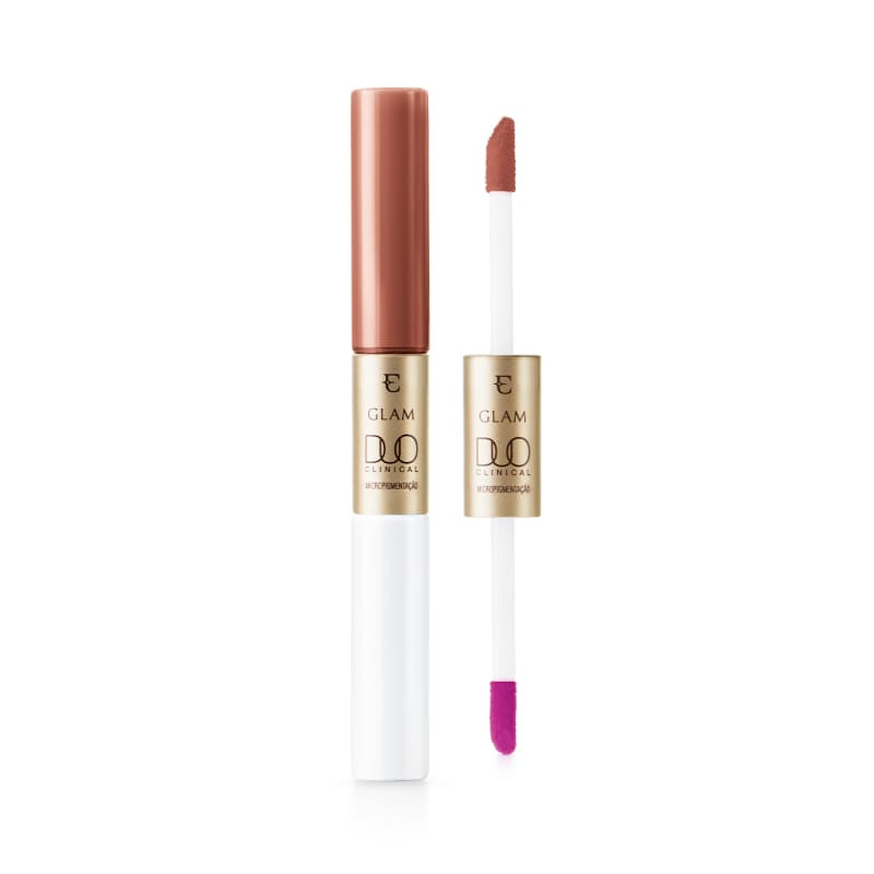 Batom Líquido Mascavo Irresistível Eudora Glam Duo Clinical Micropigmentação 3,5g | Eudora | Eudora (BR)