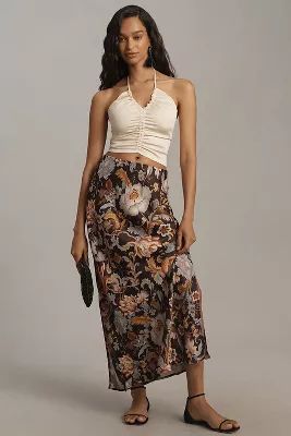 The Tilda Maxi Slip Skirt: Side Slit Edition | Anthropologie (US)