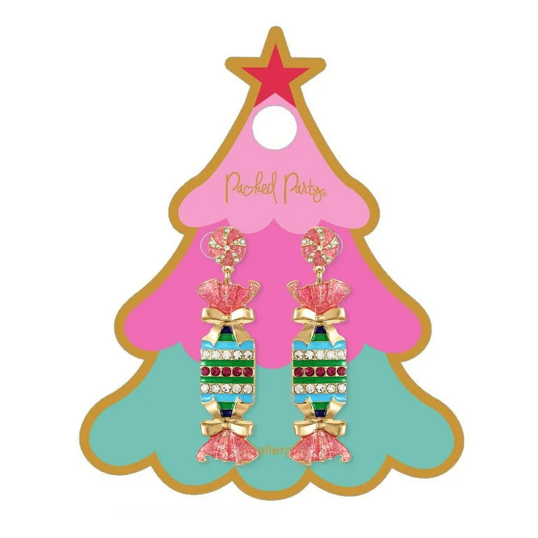 Packed Party Candy Bow Earrings | Walmart (US)
