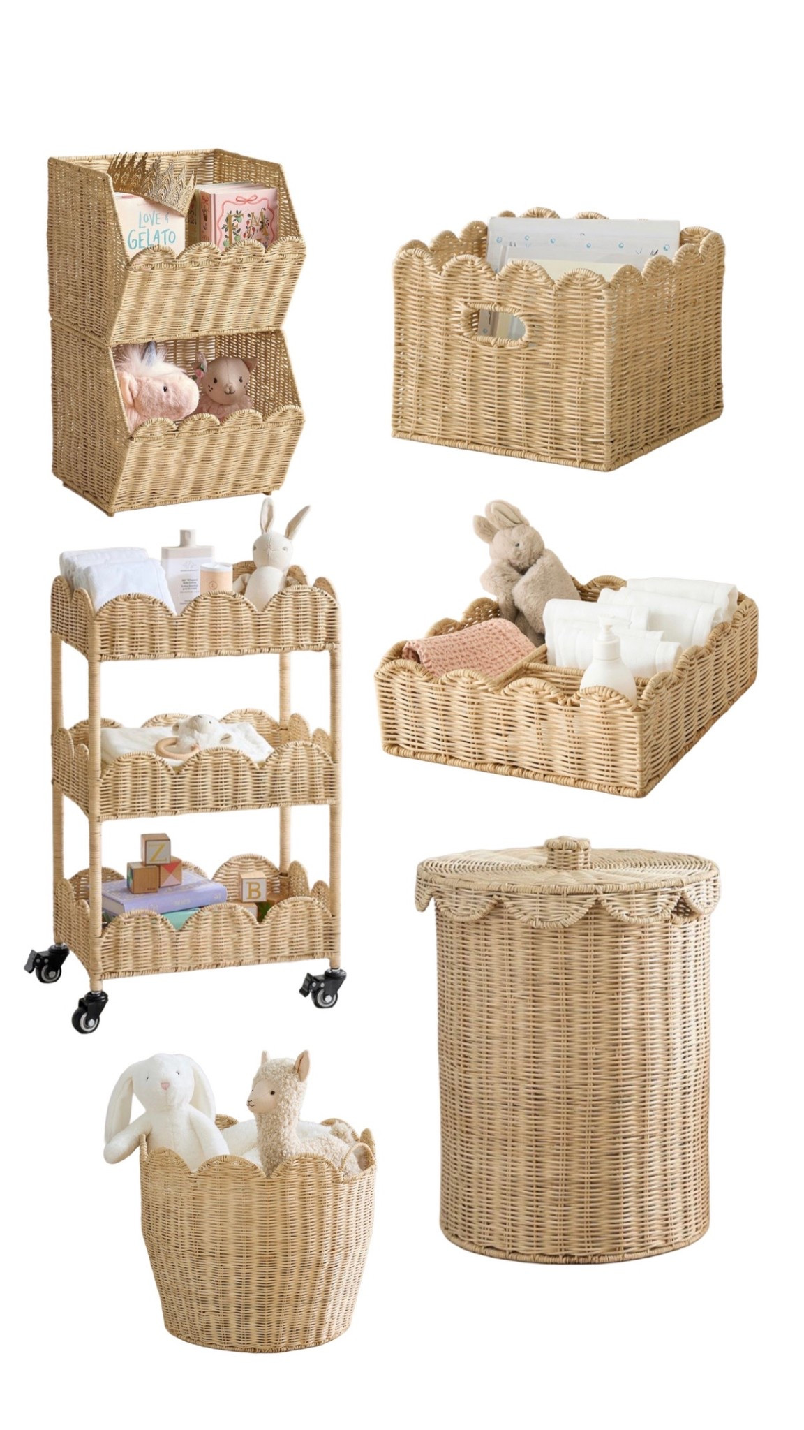 Wicker scallops for home 

#LTKHome #LTKBaby