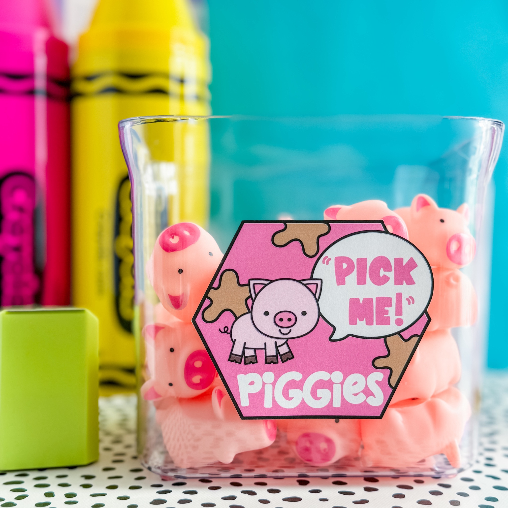 FREEBIE!⭐️Choose students at random using Pick Me Piggies! This simple and cute classroom management tip makes participation fun and fair. 🐽🐷 Label rubber piggies with numbers, and pick them out at random to call on students. (Free sign in my TpT shop!)

#teacher #classroom #school

#LTKBacktoSchool #LTKKids