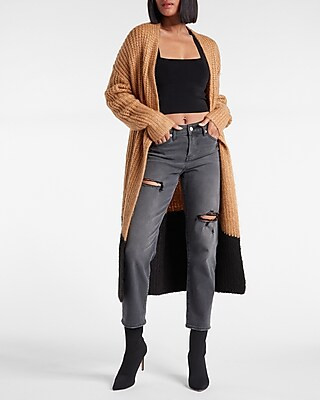 Color Block Duster Cardigan | Express