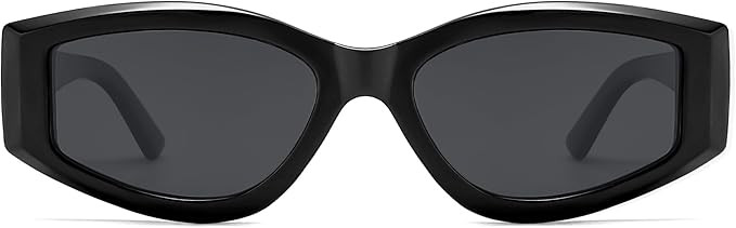 SOJOS Polarized Sunglasses Womens Mens Trendy Pentagonal Cateye Sun Glasses 80s 90s Shades SJ2329 | Amazon (US)