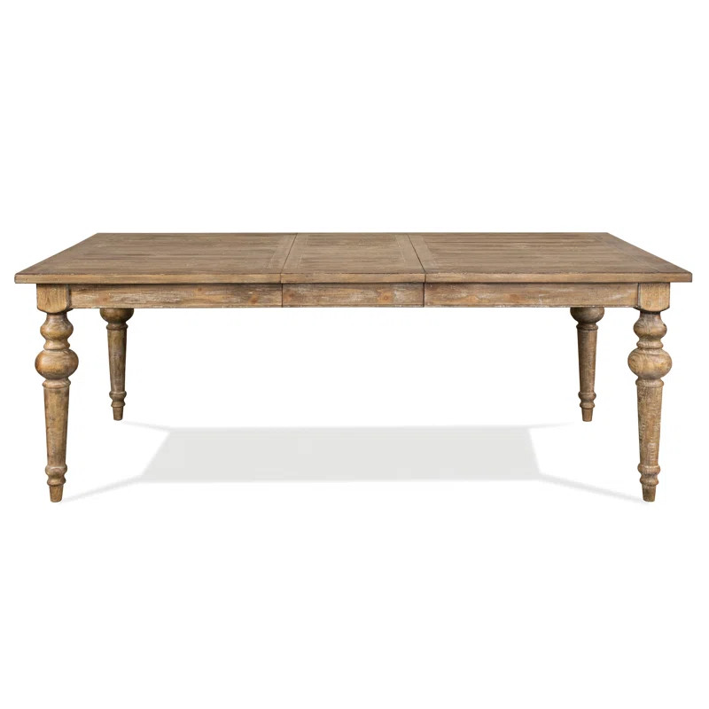 Bauer Extendable Pine Solid Wood Dining Table | Wayfair North America