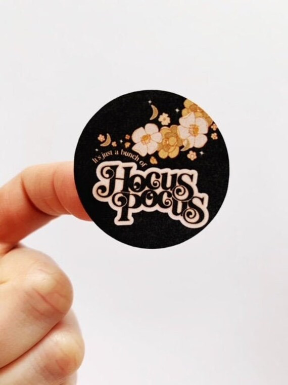 Hocus Pocus Stickers. Halloween Stickers. Florals. Flowers. | Etsy | Etsy (US)