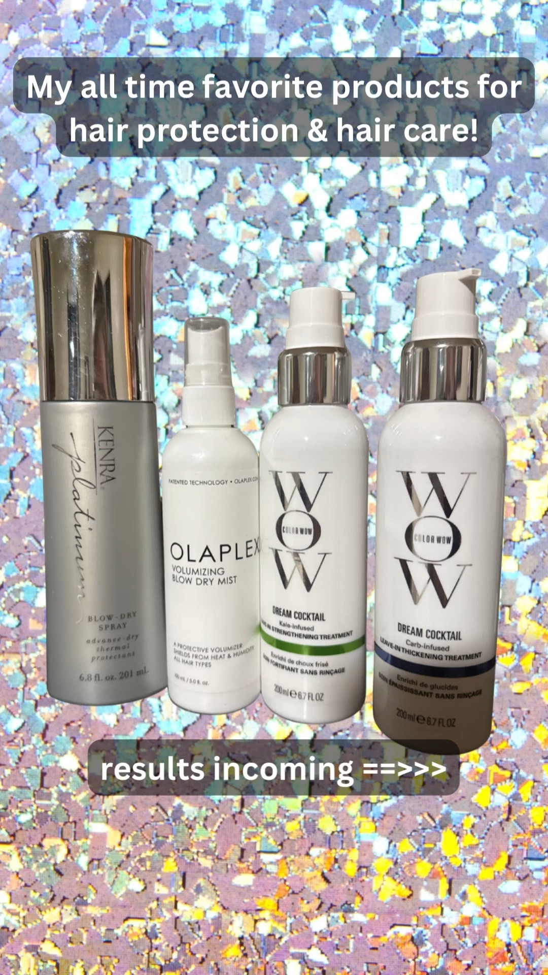 My all time favorite hair products to use before styling for heat protection and healthier hair.!

The color wow dream cocktail is my all time favorite since using I’ve see such a difference in my hair health.!

#haircare #healthyhair #heatprotection #hairprotection #hairproduct #stlyingproduct #olaplex #colorwow #kendra

#LTKselfcare #LTKgrwm #LTKBeauty