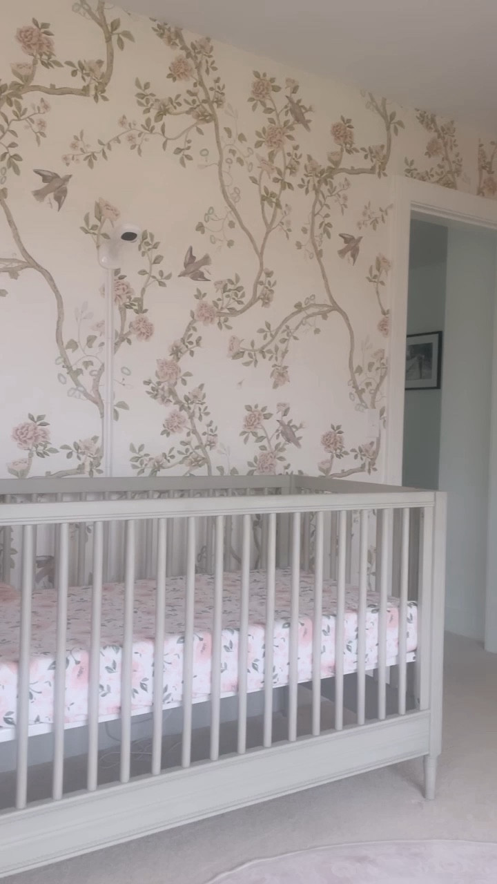 Baby Girl Nursery Reveal! Furniture from #potterybarn and #wayfair! 

Rug is from #Ruggable 🩷 @ruggable 

Separate post for baby items and decor coming soon! 

#babygirlnursery #wallpaper #nursery #ltk #ltkshop 

#LTKhome #LTKbaby #LTKfamily