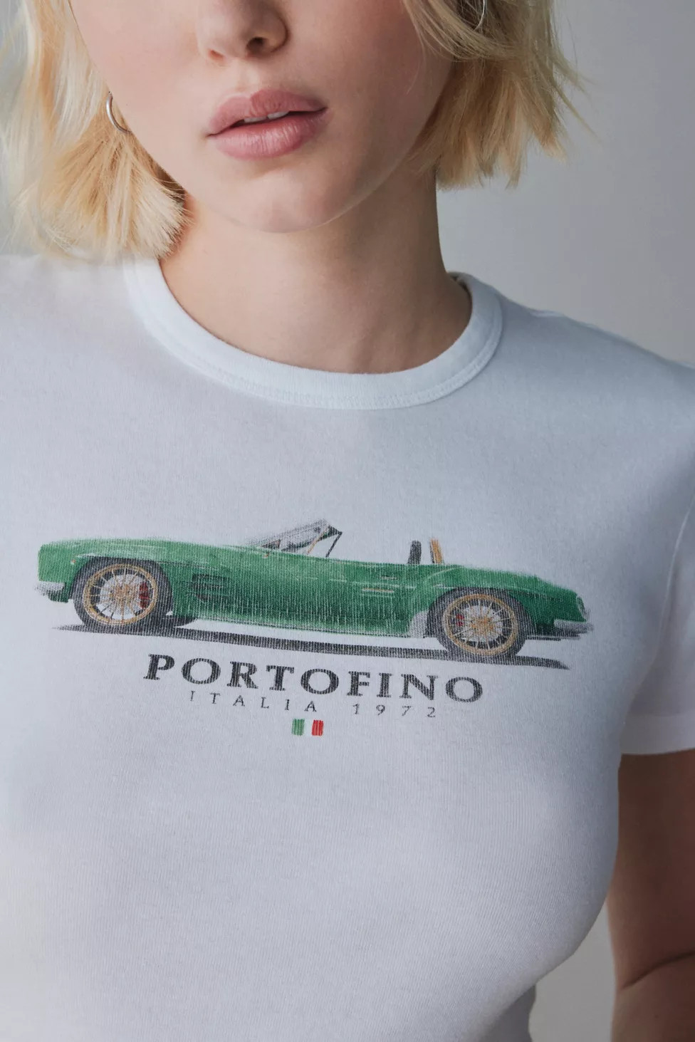 Sports Car Vintage Graphic Baby Tee | Urban Outfitters (US and RoW)