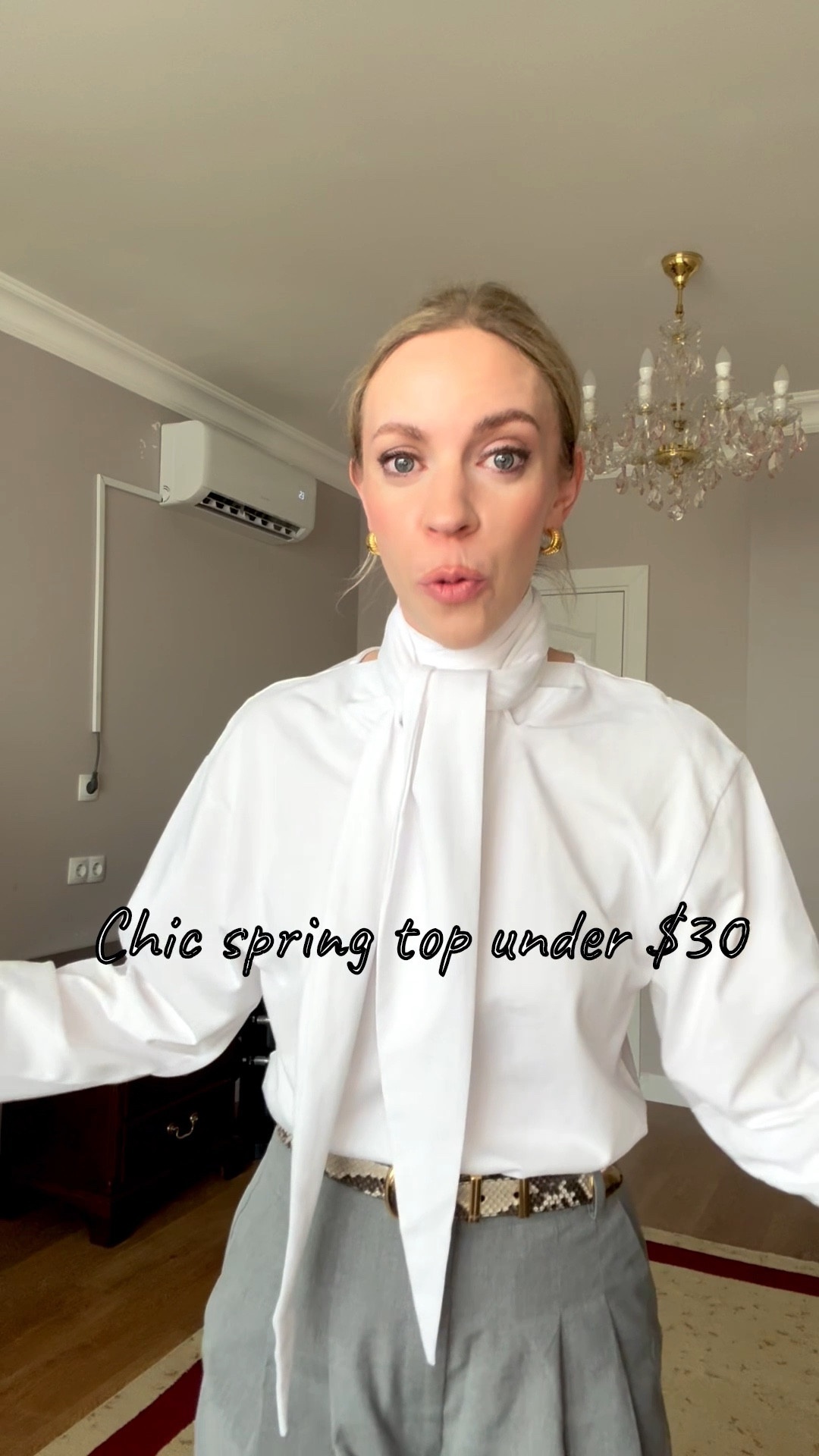 This tie neck top from @Zara is so chic and can be styled for work or weekend with denim - under $30!

Work outfit, spring workwear, business casual 

#LTKWorkwear #LTKSeasonal #LTKOver40
