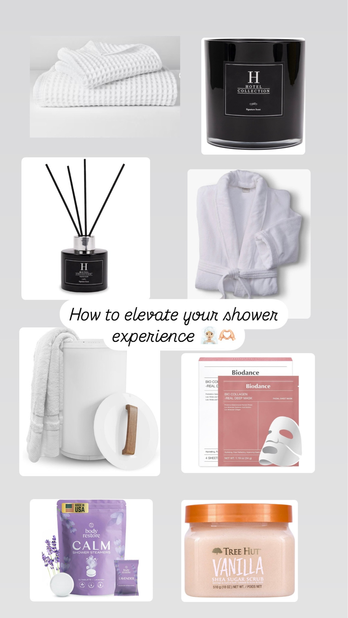 How to elevate your shower experience 🧖🏼‍♀️🫶🏻

Lavender & Nighttime Relaxation: Infused with natural essential oils, our lavender-scented shower steamers offer relaxing nighttime support. 

The oligo-hyaluronic acid in the Biodance Bio-Collagen Real Deep Mask provides superior moisturizing effects compared to regular hyaluronic acid. It quickly hydrates the skin's surface and penetrates deeper layers, leaving the complexion healthy and well-moisturized.

Boost your shower routine, scrub away the day and reveal soft, glowing skin with the scent of warm Vanilla and Sandalwood! Made with Sugar, Shea Butter, Oats, Colloidal Gold and an array of natural oils like Evening Primrose, Avocado, Macadamia, Sweet Almond, Safflower and Orange Oils to leave skin feeling good and smelling delicious.

#LTKGiftGuide #LTKCyberWeek #LTKHoliday