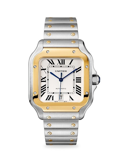 Santos De Cartier Watch, Large Model | Saks Fifth Avenue