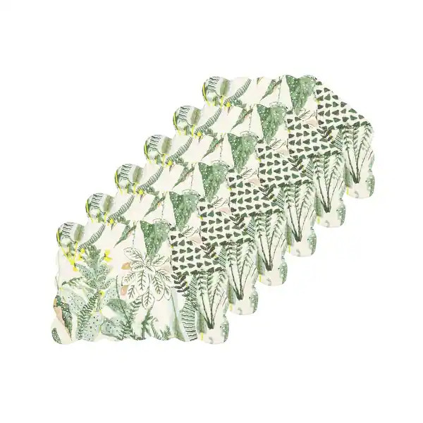 Parson Placemats Set of 6 All Seasons Summer Spring Botanical, 13" x 19" | Bed Bath & Beyond