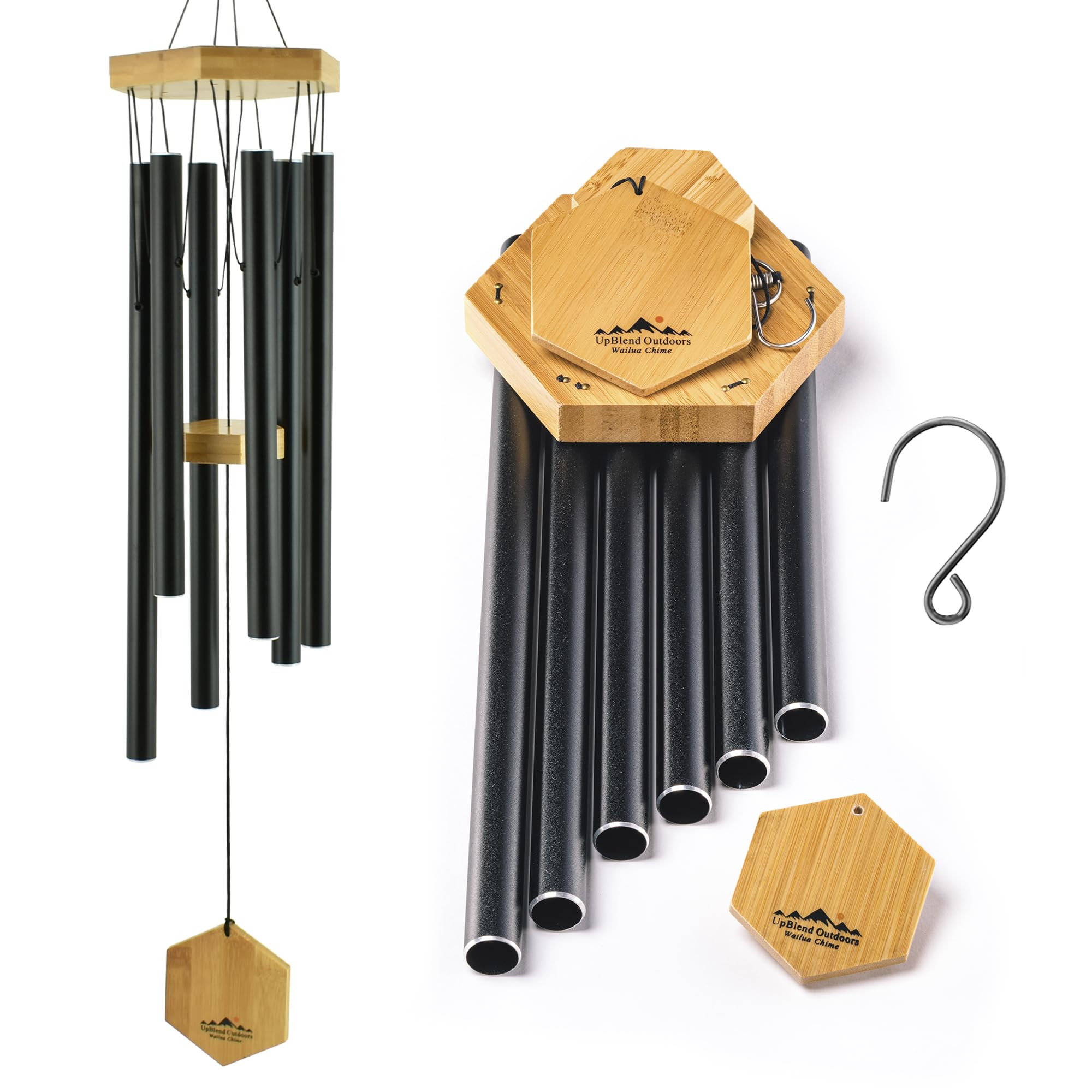UpBlend Outdoors Wind Chimes for Outside, Gift for Mom, Deep Tone, Sympathy Gifts for Loss of Lov... | Amazon (US)