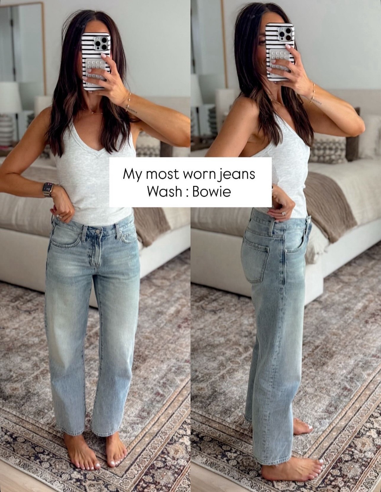 These are my most worn jeans in the wash Bowie, so easy to style with any look!

#LTKSeasonal #LTKStyleTip #LTKOver40