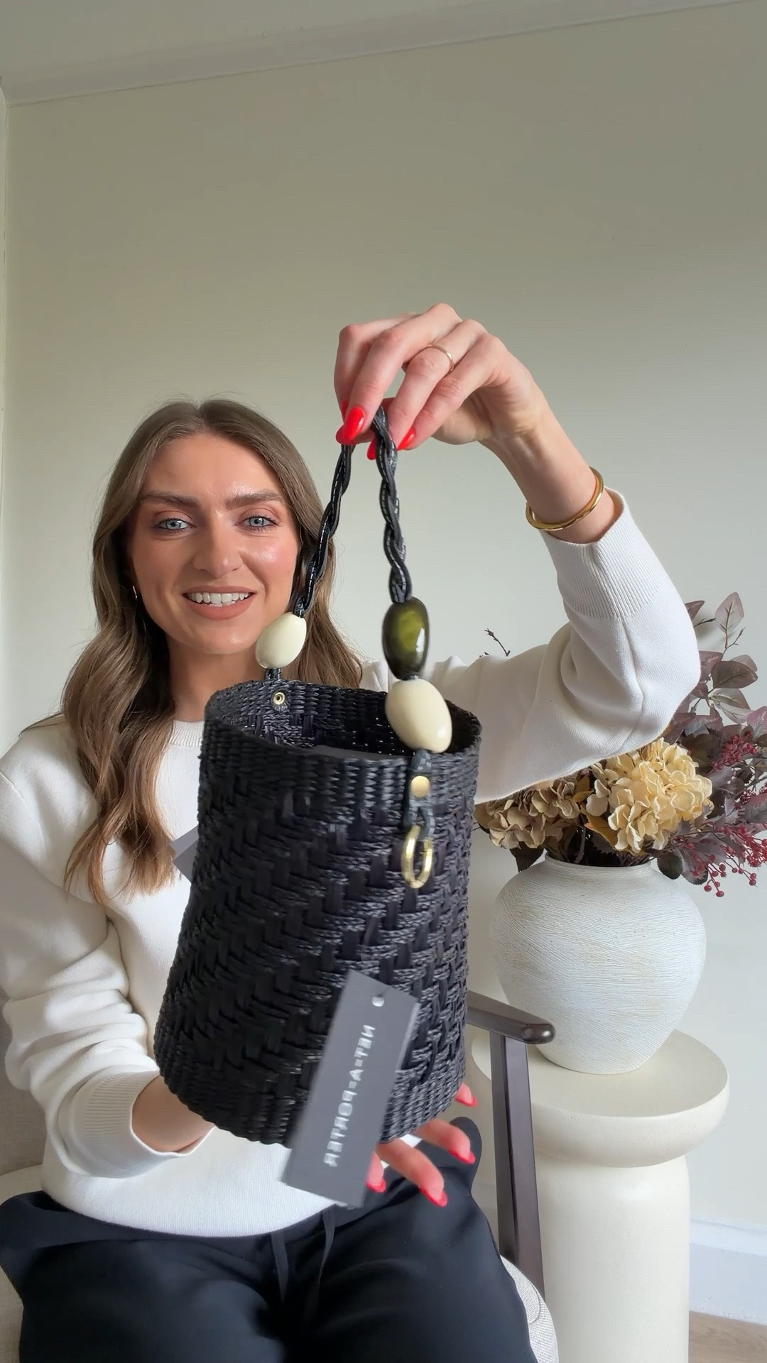 Holiday summer evening bag
Sensi Studio leather trimmed straw bucket bag

#LTKuk #LTKspring #LTKsummer