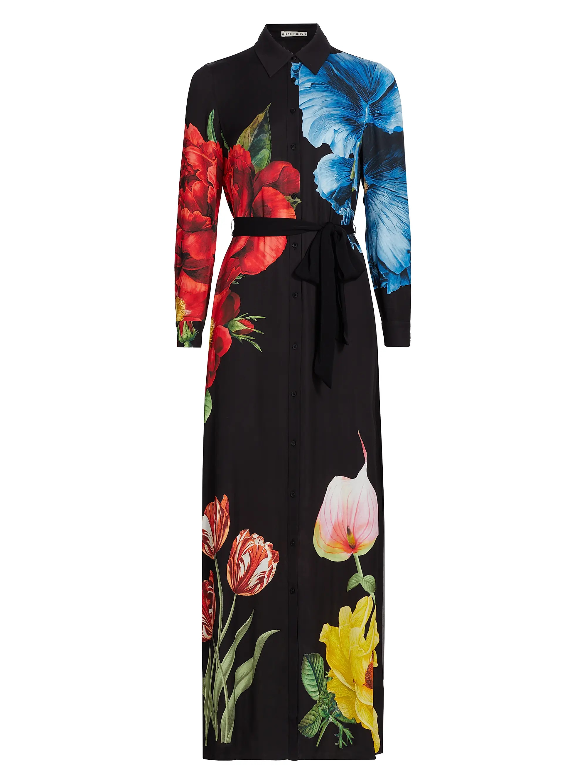Chassidy Floral Maxi Shirtdress | Saks Fifth Avenue