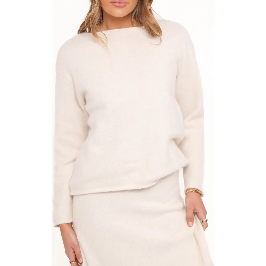Petal & Pup Willis Sweater in Cream at Nordstrom, Size X-Large | Nordstrom