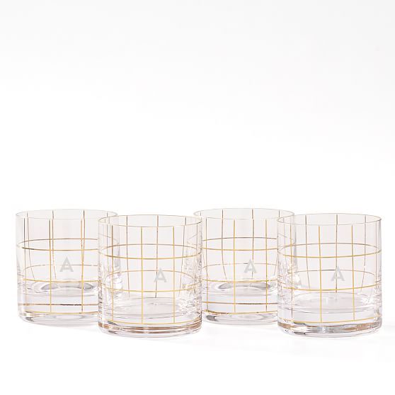 Windowpane DOF Glasses, Set of 4 | Mark and Graham