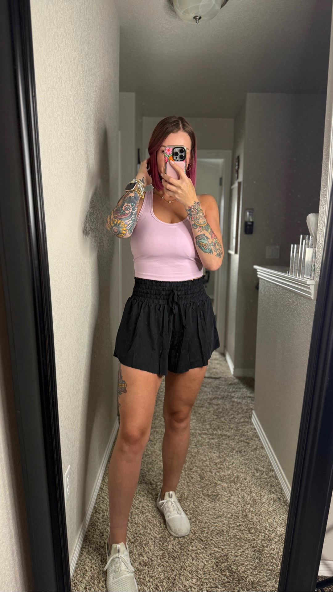 Tourist vibes today ✨ definitely need some short and a longline sports bra for our adventures today!
I’m wearing a large in the shorts and a medium in the bra. I’m 5’6”, 150 lbs

#LTKmomlife #LTKdayinmylife #LTKfitnessgoals