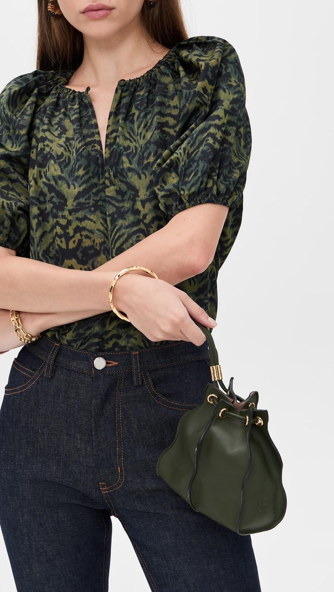 Adria Pleated Wave Pochette | Shopbop