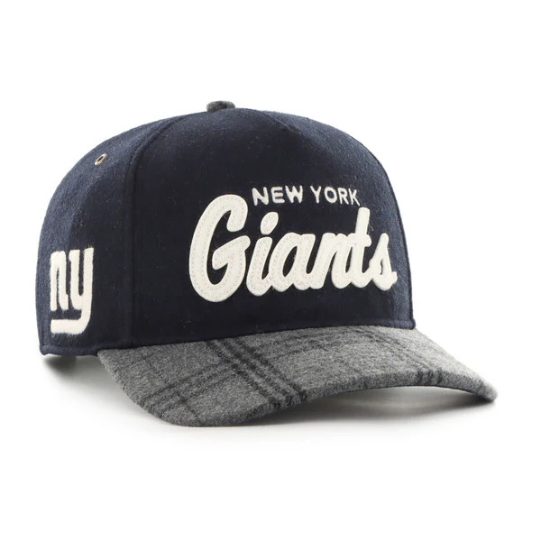 NEW YORK GIANTS HISTORIC WINDOWPANE PLAID '47 HITCH RF RELAXED FIT | '47Brand