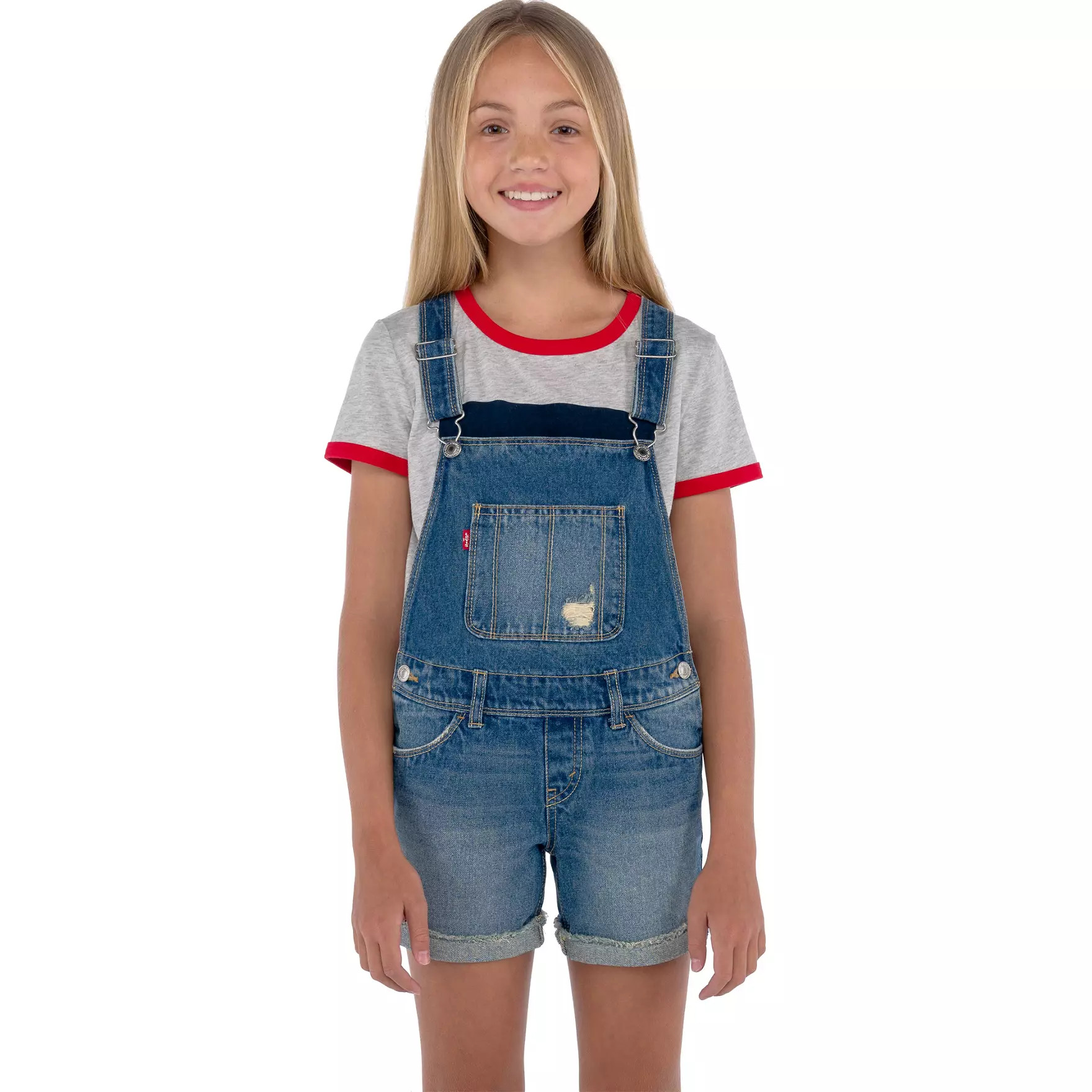 Denim Shortalls Big Girls 7-16 | LEVI'S (US)