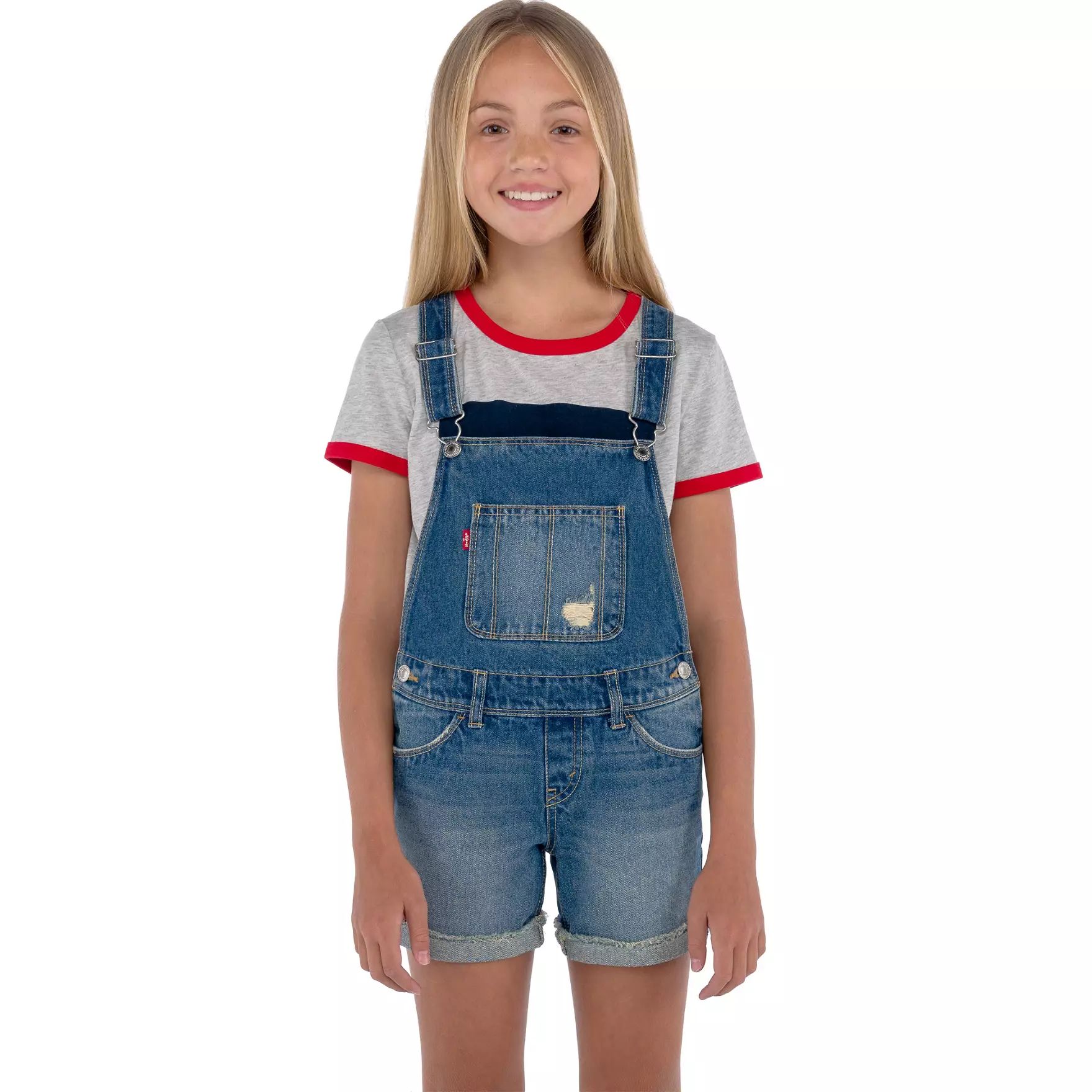 Denim Shortalls Big Girls 7-16 | Levi's US