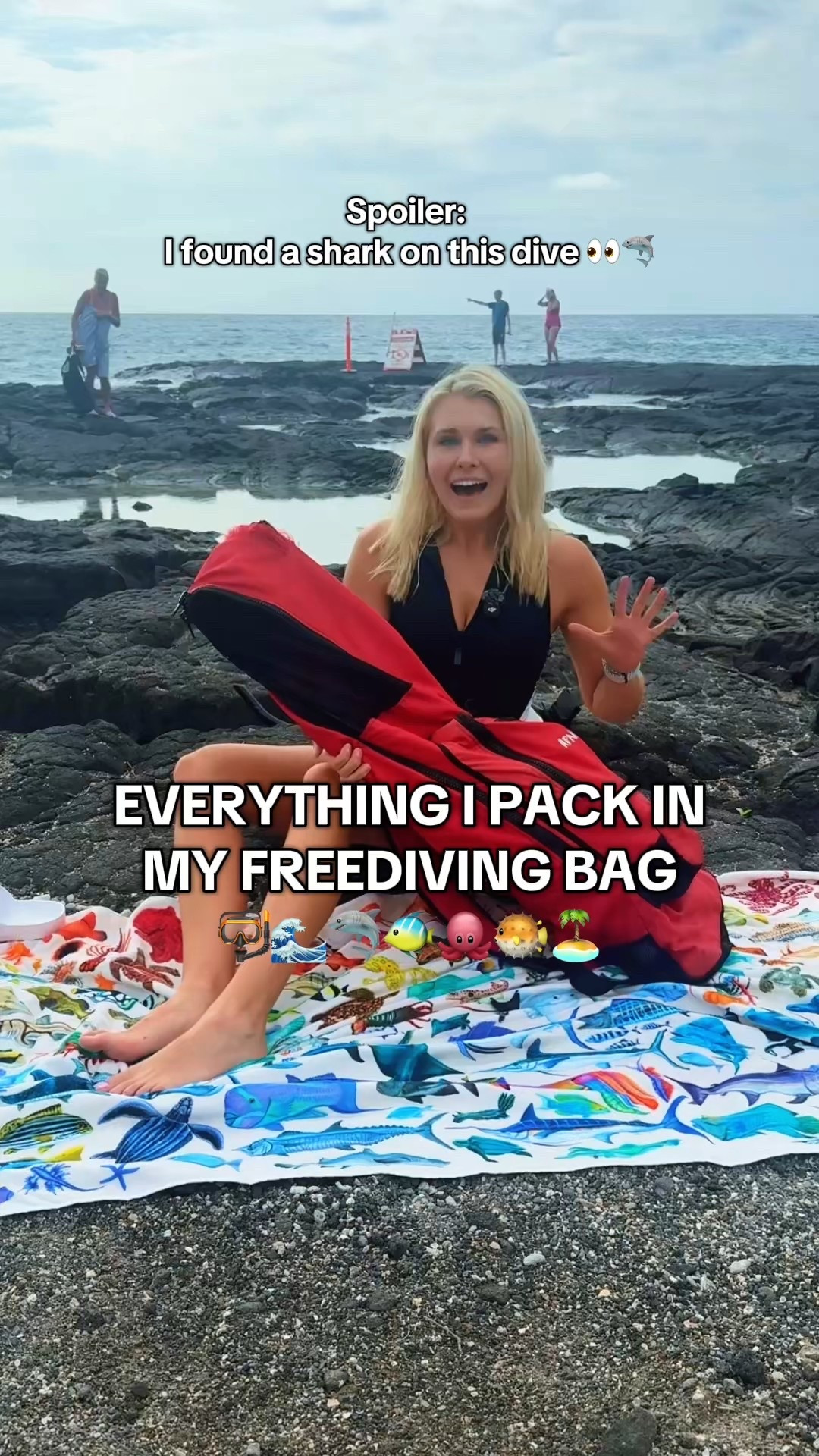 MY BRAND NEW freediving fins!! I am OBSESSED 🥹🩵 and YES, I found a shark on my FIRST day back in Hawaii! 

Swimsuit is @ta3 🩵

#freediving #oceangirl #oceanlife #divegear #freedivegirl 