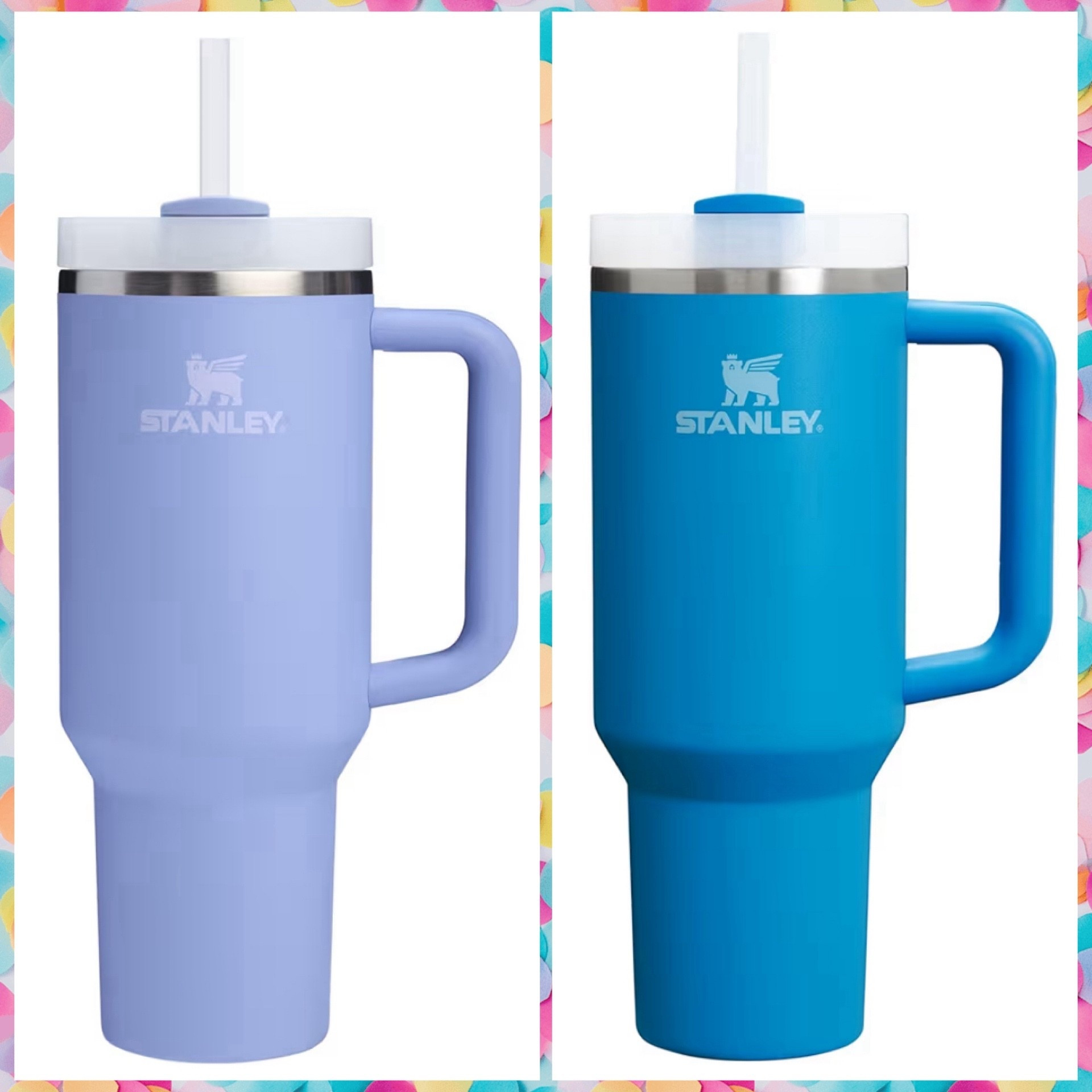 These two beautiful colors of the 40oz Stanley Tumblers are only $22.50 today at Amazon - normally $45! I own the Hydrangea version 💜, and also think the Azure option is so pretty 🩵 These also come in gift boxes and are perfect for gifting to anyone - at this incredible price, could even grab an extra for the gift closet! 🎁 💦 

#LTKHome #LTKSaleAlert #LTKGiftGuide