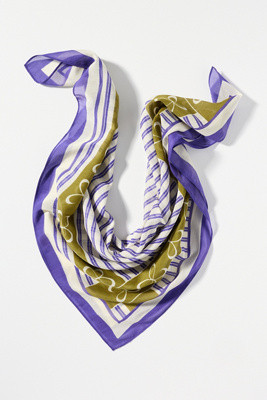 Maeve Large Silk Blend Scarf | Anthropologie (US)