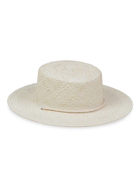 Wanderer Woven Wide-Brim Boater Hat | Saks Fifth Avenue