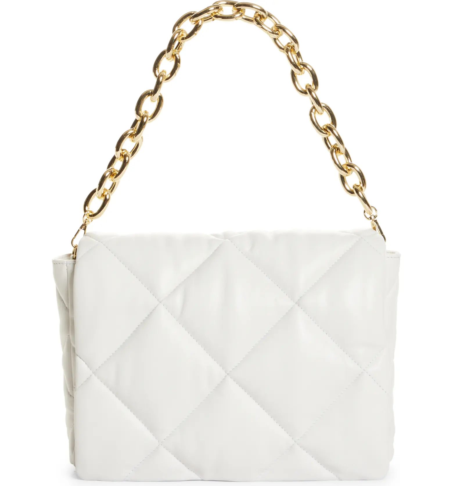 Brynnie Quilted Lambskin Leather Convertible Clutch | Nordstrom