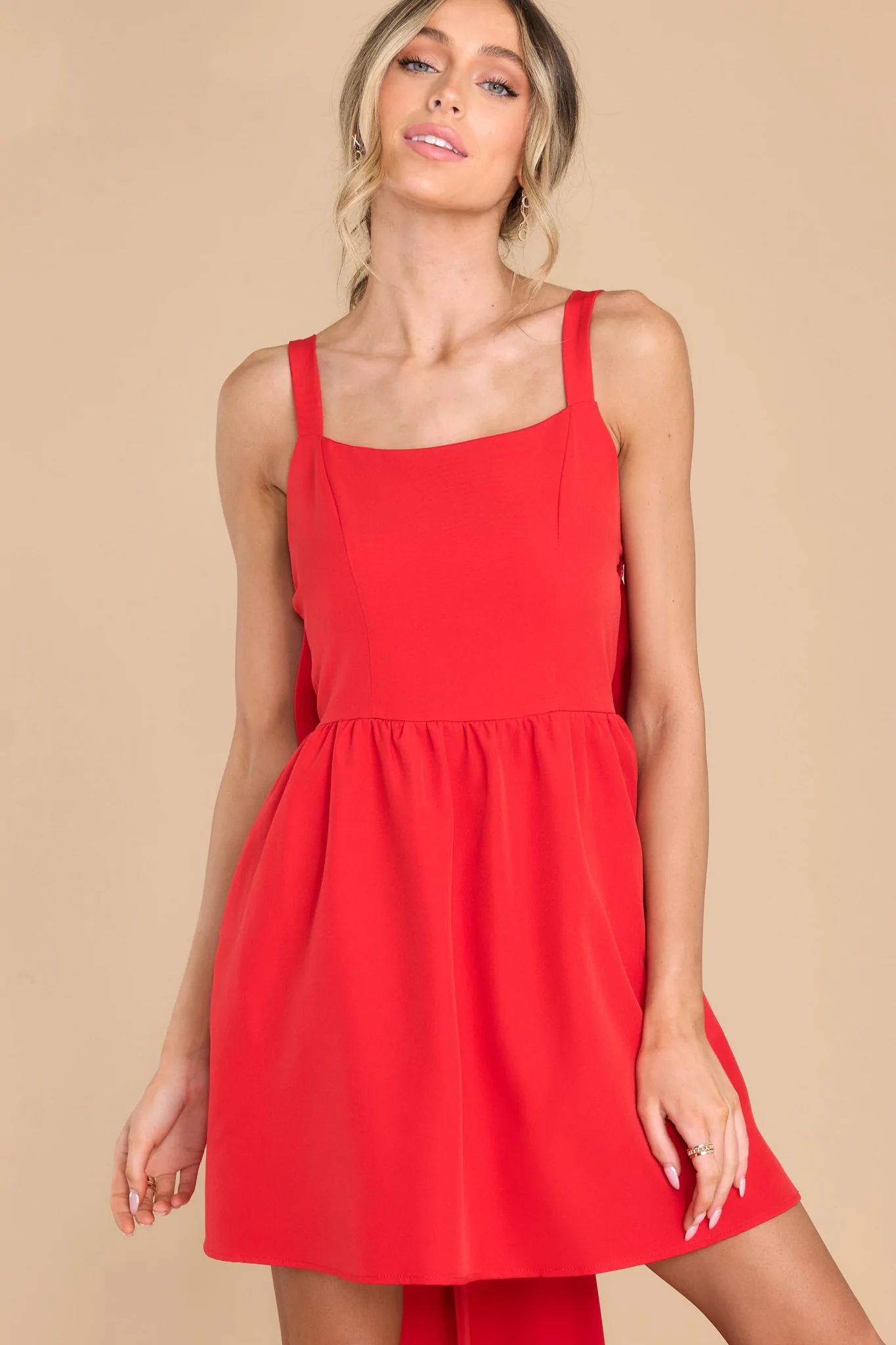 Elegant Essence Red Dress | Red Dress 