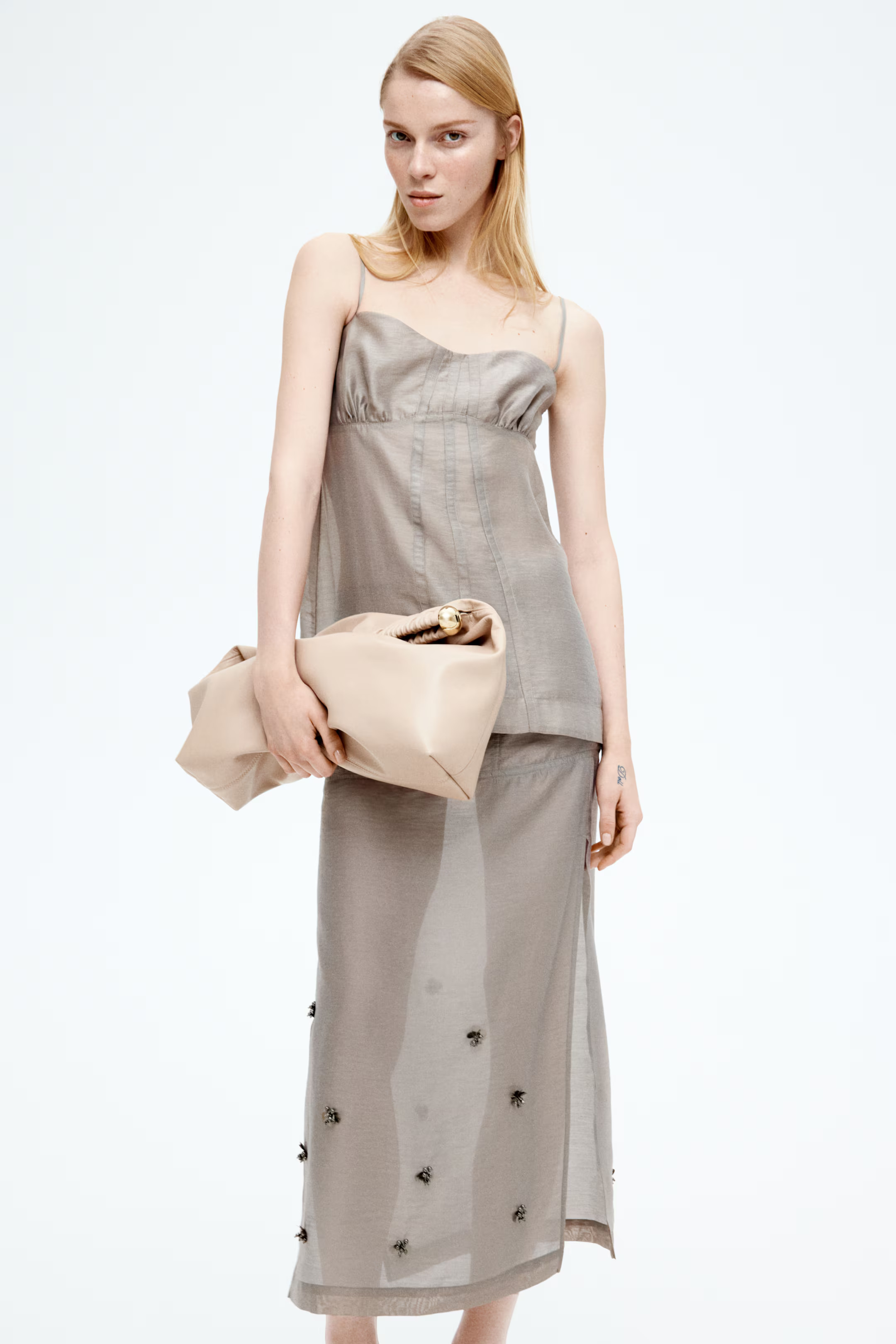 Embellished Sheer Skirt | H&M (US + CA)